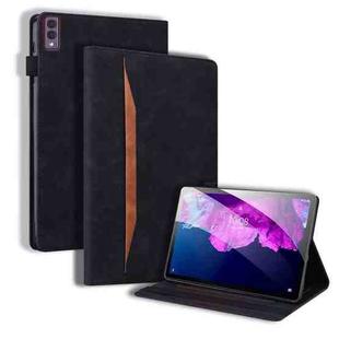 For Lenovo Tab M10 5G Splicing Shockproof Leather Tablet Case(Black)