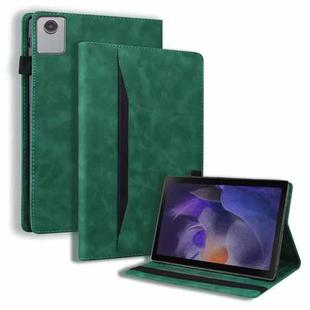 For Lenovo Xiaoxin Pad 11 2025 Splicing Shockproof Leather Tablet Case(Green)
