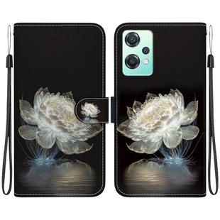 For OnePlus Nord CE 2 Lite 5G Crystal Texture Colored Drawing Leather Phone Case(Crystal Peony)