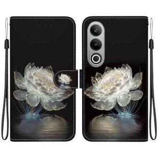 For OnePlus Nord CE4 5G Crystal Texture Colored Drawing Leather Phone Case(Crystal Peony)