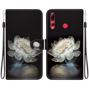 For Huawei P Smart Z / Y9 Prime Crystal Texture Colored Drawing Leather Phone Case(Crystal Peony)