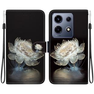 For Infinix Note 30 VIP Crystal Texture Colored Drawing Leather Phone Case(Crystal Peony)