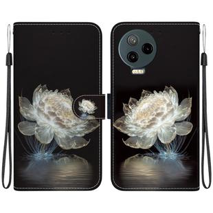 For Infinix Note 12 Pro 4G Crystal Texture Colored Drawing Leather Phone Case(Crystal Peony)