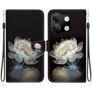 For Infinix Smart 7 HD Crystal Texture Colored Drawing Leather Phone Case(Crystal Peony)