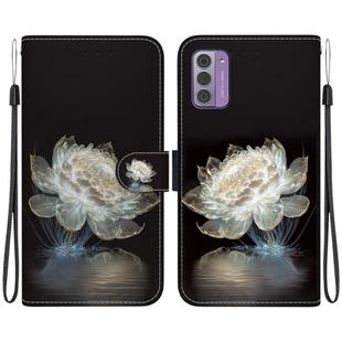 For Nokia G42 Crystal Texture Colored Drawing Leather Phone Case(Crystal Peony)