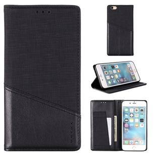 For iPhone 6 Plus MUXMA MX109 Horizontal Flip Leather Case with Holder & Card Slot & Wallet(Black)