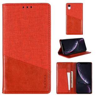 For iPhone XR MUXMA MX109 Horizontal Flip Leather Case with Holder & Card Slot & Wallet(Red)