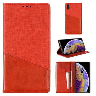 For iPhone XS Max MUXMA MX109 Horizontal Flip Leather Case with Holder & Card Slot & Wallet(Red)