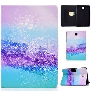 For Samsung Galaxy Tab A 8.0 (2015) T350 Electric Pressed TPU Colored Drawing Horizontal Flip Leather Case with Holder & Card Slots & Anti-slip Strip & Sleep / Wake-up Function(Color Sand)