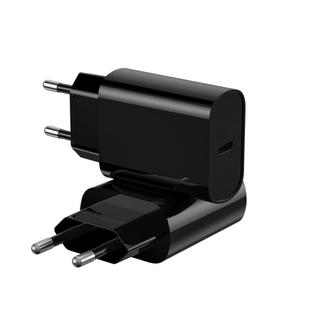 WIWU Wi-U001 Quick Series PD 20W USB-C / Type-C Single Port Travel Fast Charger, EU Plug(Black)