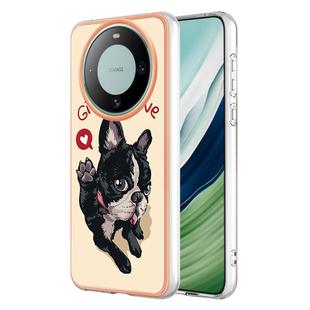 For Huawei Mate 60 Electroplating Dual-side IMD Phone Case(Lucky Dog)