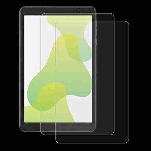 For LUCA TA08E1W63-V1H 8.0 inch 2pcs 0.3mm 9H Explosion-proof Tempered Tablet Glass Film