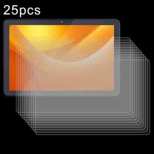 For LUCA TE104 M4V1-B 10.1 25pcs 0.3mm 9H Explosion-proof Tempered Tablet Glass Film