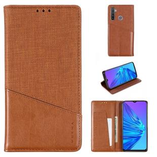 For OPPO Realme 5 MUXMA MX109 Horizontal Flip Leather Case with Holder & Card Slot & Wallet(Brown)