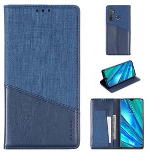 For OPPO Realme 5 Pro MUXMA MX109 Horizontal Flip Leather Case with Holder & Card Slot & Wallet(Blue)