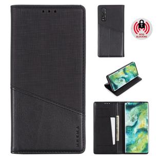 For OPPO Find X2 MUXMA MX109 Horizontal Flip Leather Case with Holder & Card Slot & Wallet(Black)