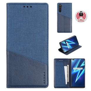 For OPPO Realme 6 Pro MUXMA MX109 Horizontal Flip Leather Case with Holder & Card Slot & Wallet(Blue)