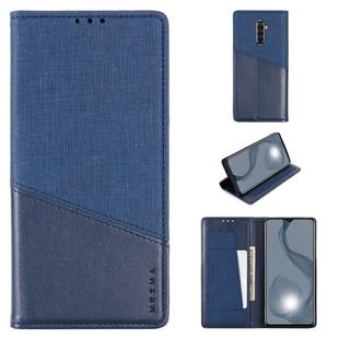 For OPPO Realme X2 Pro MUXMA MX109 Horizontal Flip Leather Case with Holder & Card Slot & Wallet(Blue)