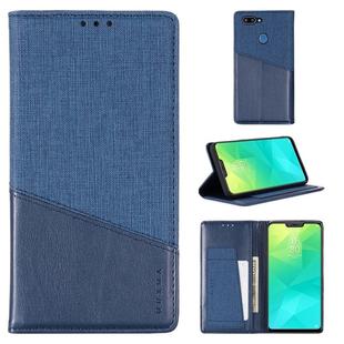 For OPPO Realme 2 MUXMA MX109 Horizontal Flip Leather Case with Holder & Card Slot & Wallet(Blue)