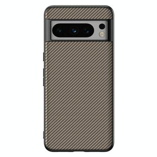 For Google Pixel 8 Pro Ultra-thin Carbon Fiber Texture Printing Phone Case(Gold)