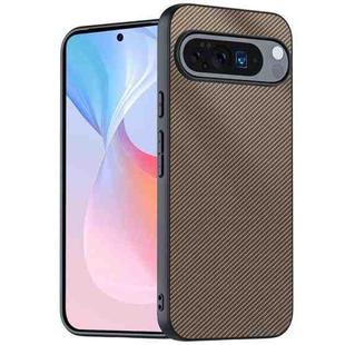 For Google Pixel 10 / 10 Pro Ultra-thin Carbon Fiber Texture Printing Phone Case(Gold)