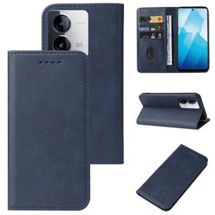 For vivo iQOO Z8 Magnetic Closure Leather Phone Case(Blue)