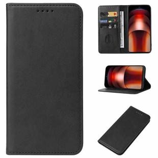 For vivo iQOO Neo9 Magnetic Closure Leather Phone Case(Black)