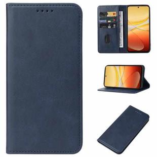 For vivo iQOO Y200e 5G / Y100 5G Magnetic Closure Leather Phone Case(Blue)