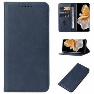For vivo S18 Pro Magnetic Closure Leather Phone Case(Blue)