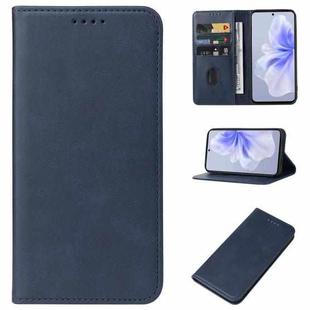 For vivo S18e Magnetic Closure Leather Phone Case(Blue)