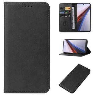 For vivo iQOO 12 Magnetic Closure Leather Phone Case(Black)