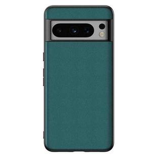 For Google Pixel 8 Pro Ultra-thin Plain Skin Leather Phone Case(Green)