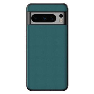 For Google Pixel 8 Ultra-thin Plain Skin Leather Phone Case(Green)