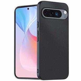 For Google Pixel 10 / 10 Pro Ultra-thin Plain Skin Leather Phone Case(Black)