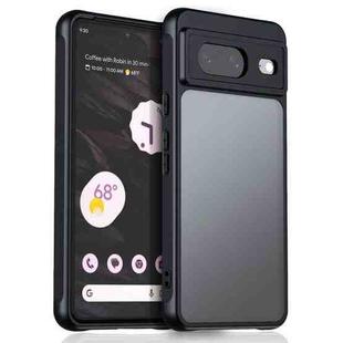 For Google Pixel 9 Pro Ultra-thin Translucent PC+TPU Phone Case(Black)