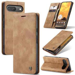 For Google Pixel 9 / 9 Pro CaseMe 013 Multifunctional Horizontal Flip Leather Phone Case(Brown)