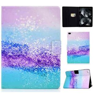 For iPad Air / Air 2  / iPad 9.7 2017 / 2018 TPU Electric Pressed Horizontal Flip Leather Case with Holder & Card Slot & Sleep / Wake-up Function(Color Sand)