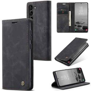 For Samsung Galaxy S24 5G CaseMe 013 Multifunctional Horizontal Flip Leather Phone Case(Black)