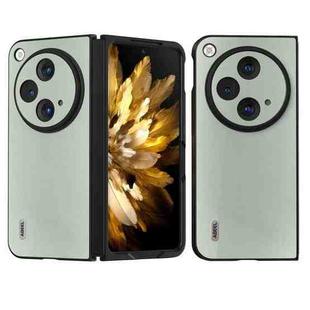 For OPPO Find N3 / OnePlus Open ABEEL Ecological Leather Shockproof PU Phone Case(Green)