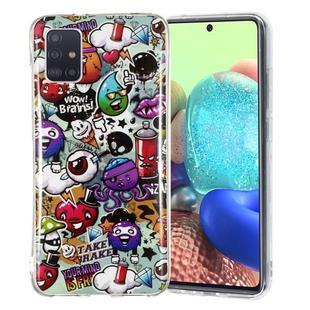 For Samsung Galaxy A71 5G Luminous TPU Mobile Phone Protective Case(Rubbish)