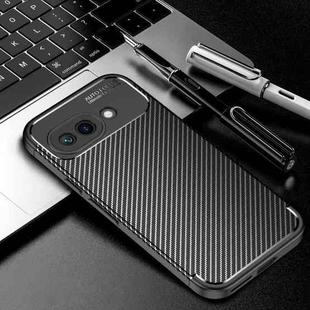 For Google Pixel 9a Carbon Fiber Texture Shockproof TPU Phone Case(Black)