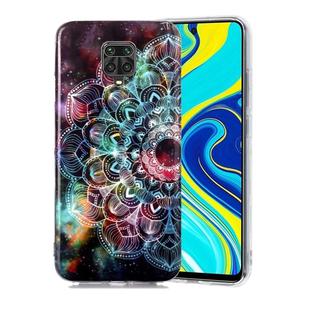 For Xiaomi Redmi Note 9 Pro Luminous TPU Soft Protective Case(Mandala Flower)