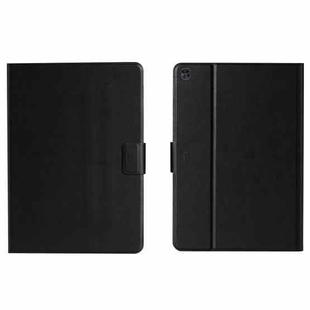 For Samsung Galaxy Tab A9 Pure Color PU Tablet Case with Sleep / Wake-up Function(Black)