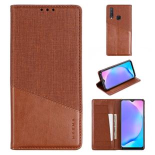 For Vivo Y17 MUXMA MX109 Horizontal Flip Leather Case with Holder & Card Slot & Wallet(Brown)