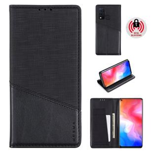 For Vivo Y50 MUXMA MX109 Horizontal Flip Leather Case with Holder & Card Slot & Wallet(Black)