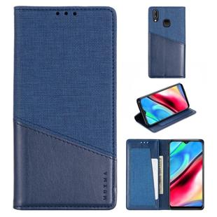 For Vivo Y93 MUXMA MX109 Horizontal Flip Leather Case with Holder & Card Slot & Wallet(Blue)