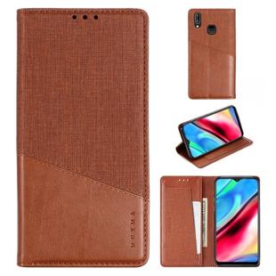 For Vivo Y93 MUXMA MX109 Horizontal Flip Leather Case with Holder & Card Slot & Wallet(Brown)