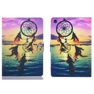For Samsung Galaxy Tab A9 Voltage Coloured Drawing Smart PU Tablet Case with Sleep / Wake-up Function(Dreamcatcher)