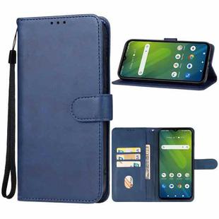 For Cricket Icon 5 Leather Phone Case(Blue)