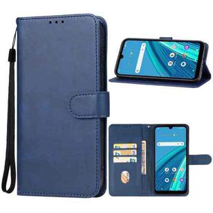 For Cricket Debut S2/AT&T Calypso 4  Leather Phone Case(Blue)